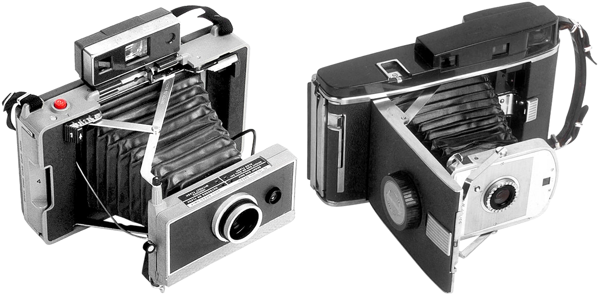 Camera, Old, Lens, Retro, Exhibit, Rarity, Classic - Instant Camera Clipart (960x486), Png Download
