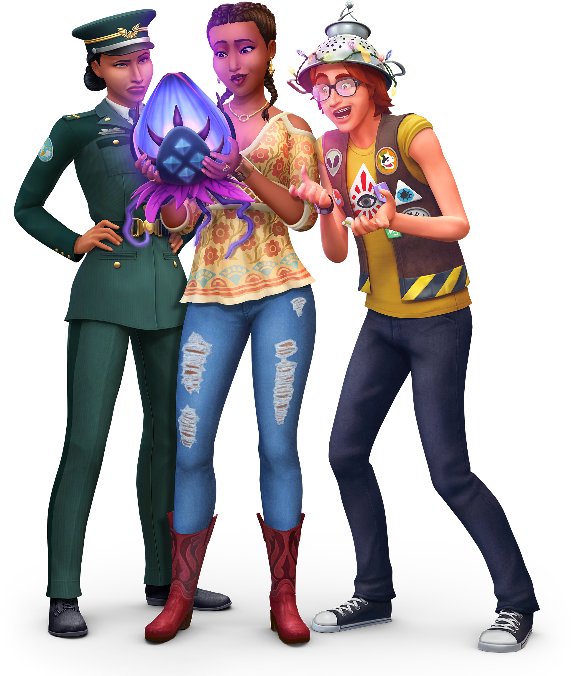The Following Assets Were Provided By Electronic Arts - Sims 4 Strangerville Clipart (2000x2416), Png Download
