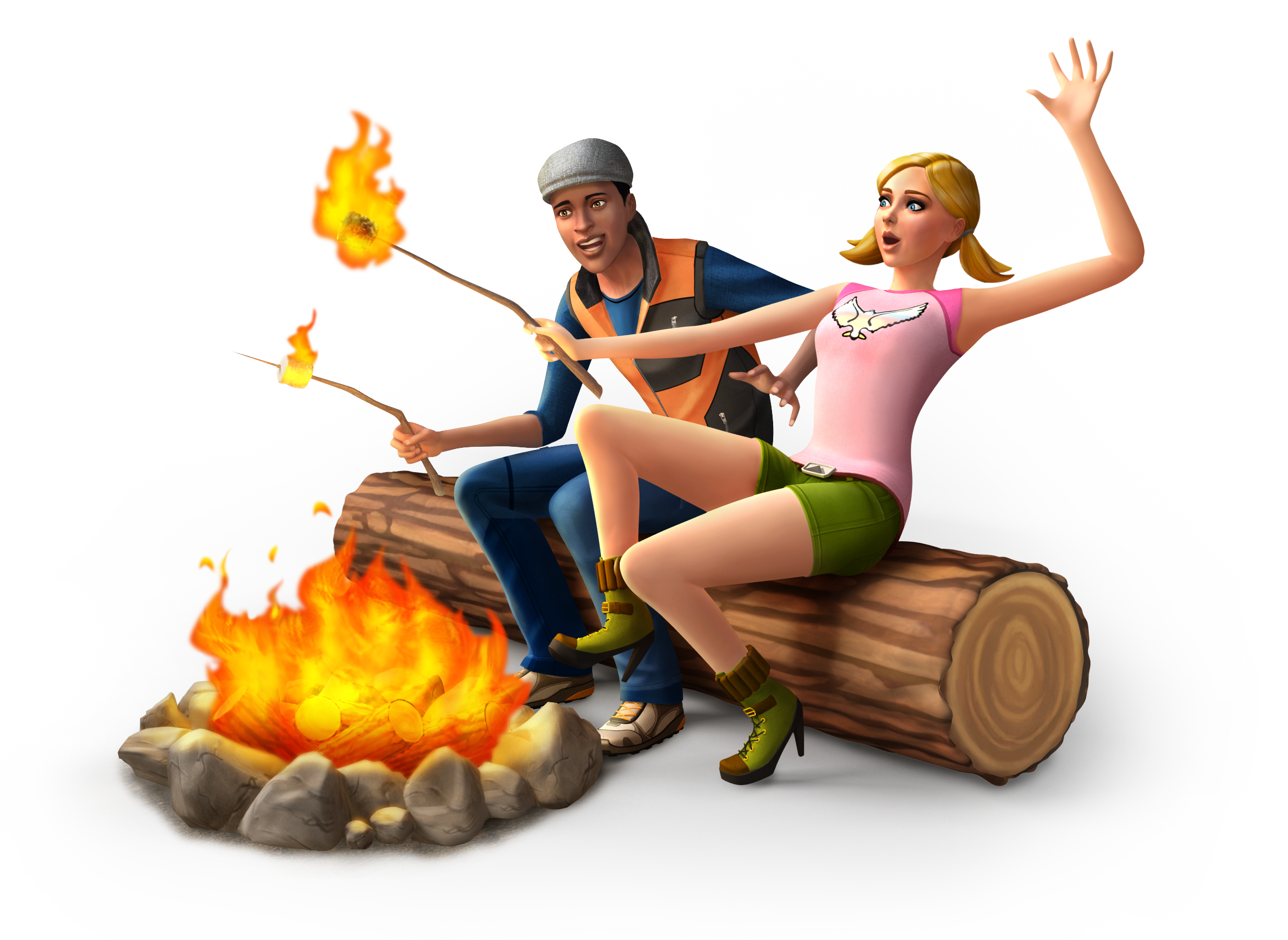 2384 X 1740 7 - Sims 4 Outdoor Retreat Render Clipart (2384x1740), Png Download
