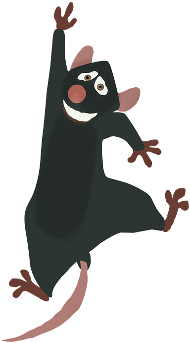 Mouse, Rodent, Cute, Mammal, Nature, Animal, Mice, - Котка И Мишка Карикатура Clipart (720x720), Png Download