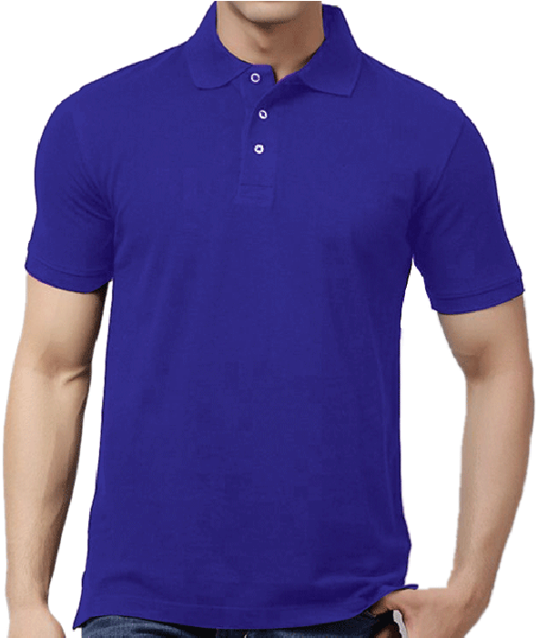 2017 Blank Pure Color Mesh Dry Fit Quick Dry Polo T- - Camiseta Azul De Cuello Clipart (700x700), Png Download