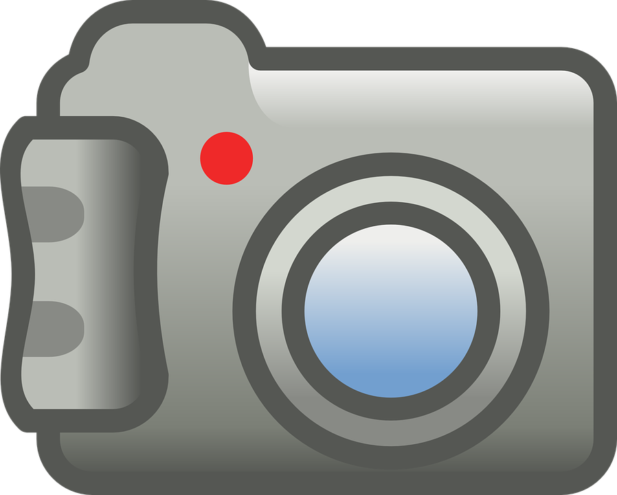 Digital Camera Clipart Small Camera - Camera Animated Gif Png Transparent Png (898x720), Png Download