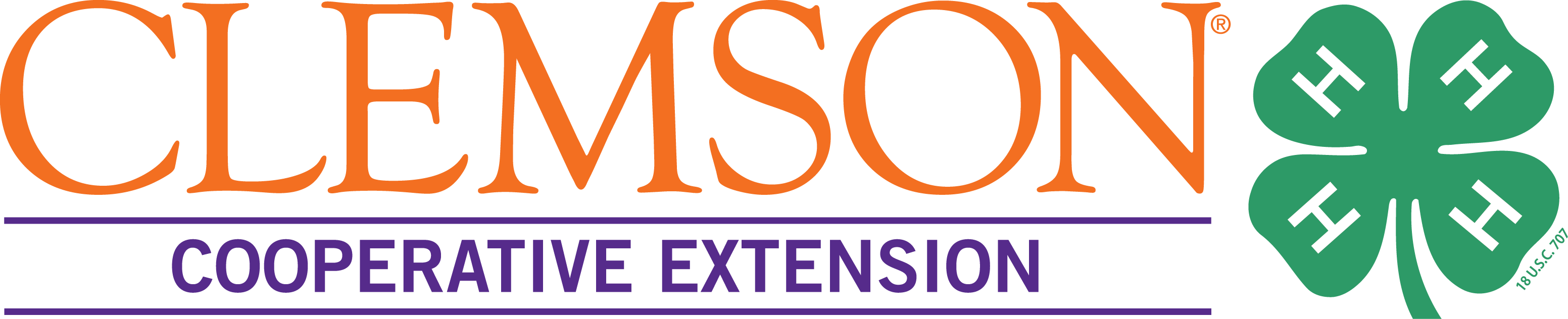 The Clemson University Cooperative Extension Service Clipart (3104x632), Png Download