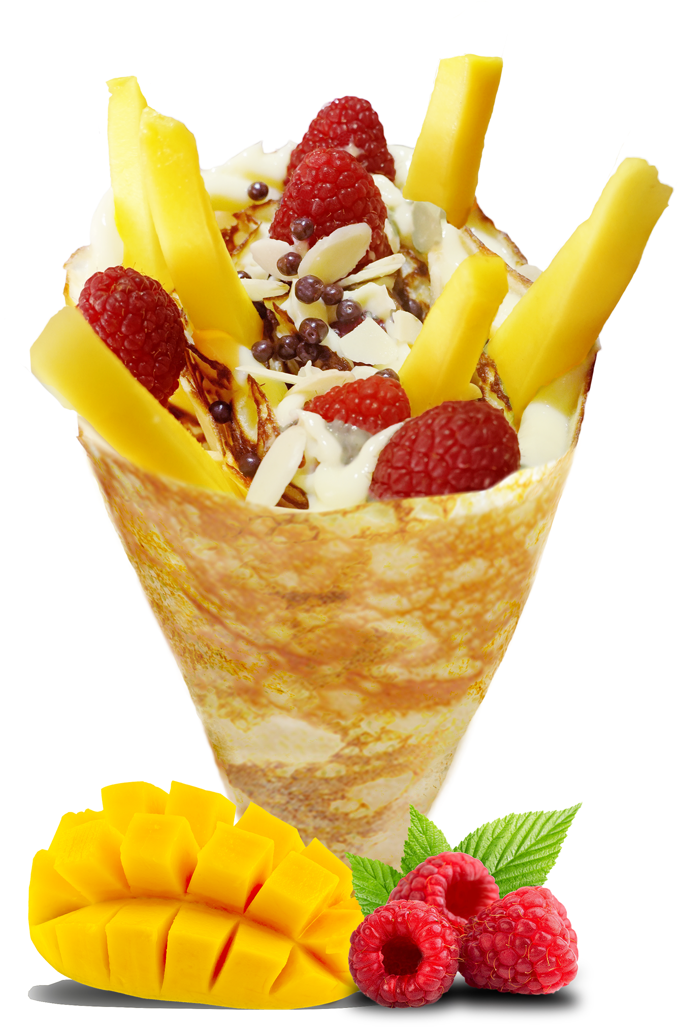 Mango Raspberries Clipart (1440x2160), Png Download