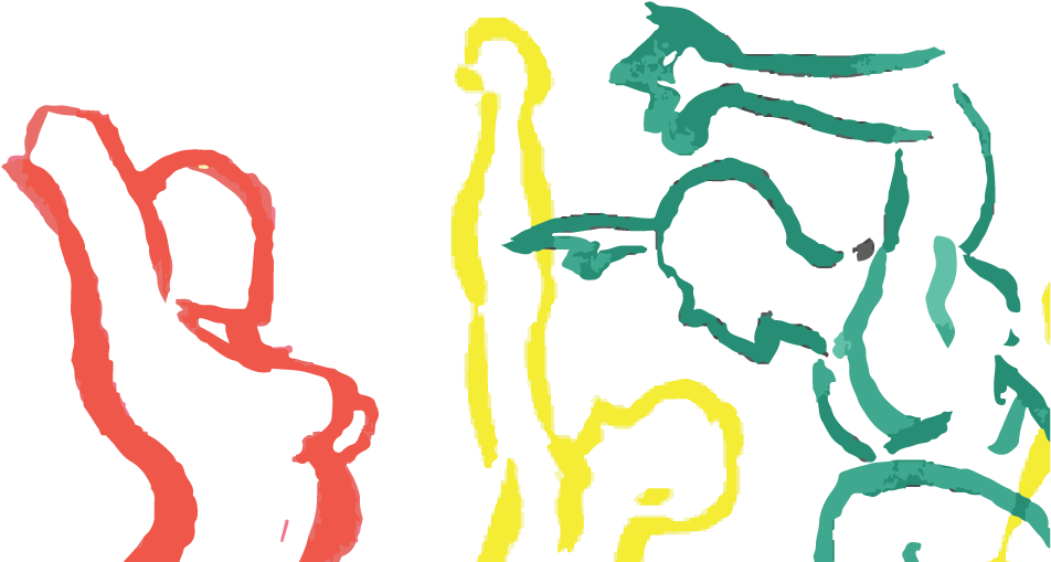 Human Body Organ Clip Art - People In Movement In Art - Png Download (952x509), Png Download