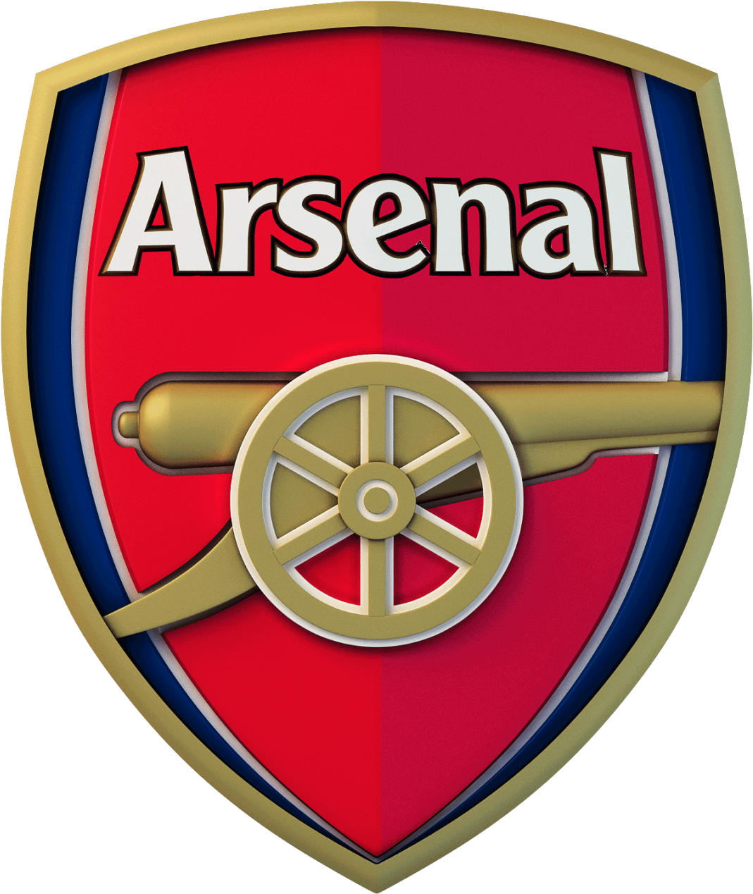 Symbol Of Arsenal -3d Model, 3d Models - Arsenal F.c. Clipart (1600x1600), Png Download