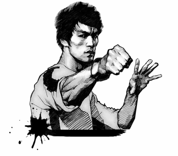 Bruce Lee Png Image Background Clipart (600x527), Png Download
