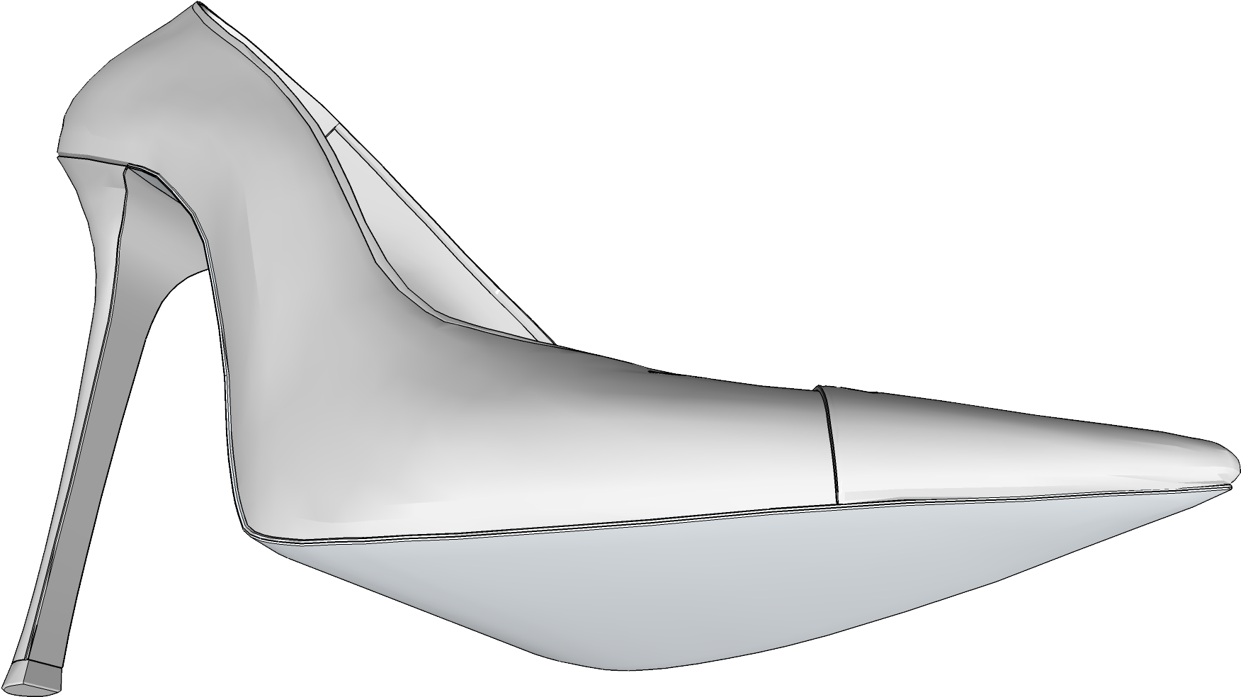 High Heels Custom Repairs - Basic Pump Clipart (1920x1074), Png Download