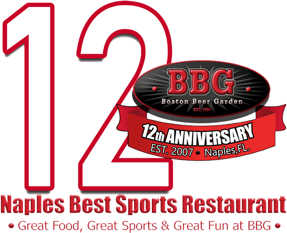 Naples Best Sports Restaurant 10 Years Of Great Food, - Boston Beer Garden Clipart (668x543), Png Download