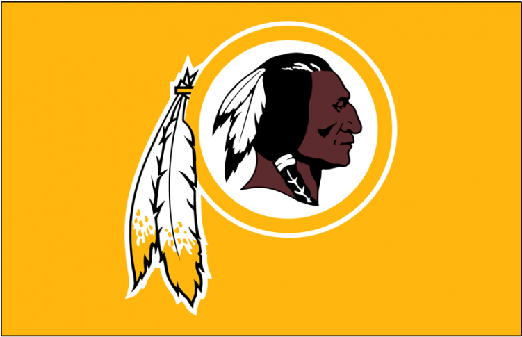 Washington Redskins Iron On Stickers And Peel-off Decals - Redskins Breast Cancer Logo Clipart (750x930), Png Download