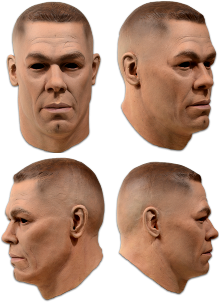 Карнавальная Маска John Cena Wwe World Wrestling Wrestler - John Cena Mask Clipart (753x1016), Png Download