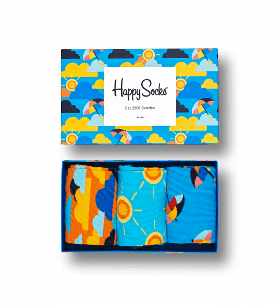 After Rain Comes Sun Gift Box - Happy Socks Sun Clipart (548x600), Png Download