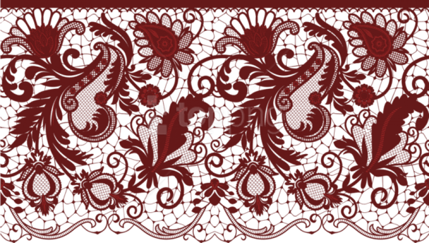 Free Png Deco Lace Png Images Transparent - Elegant Wedding Invitation Maroon Clipart (850x481), Png Download