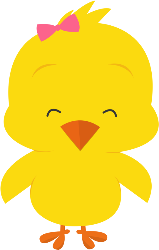 Birds Clipart Easter - Little Chicken Clip Art - Png Download (708x900), Png Download