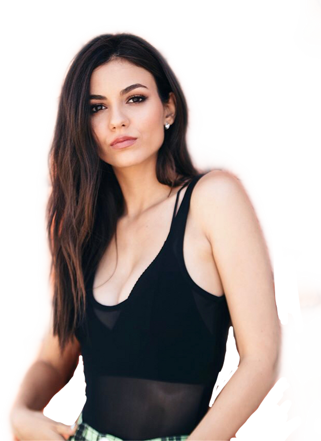 #victoria #justice #victoriajustice #nickelodeon #black - Victoria Justice Edit Clipart (1024x1405), Png Download