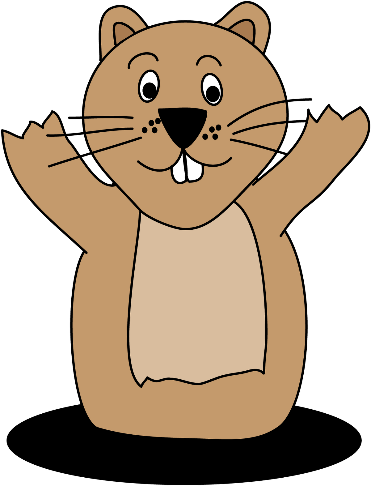 Clipart Stock Mrs Albanese S Kindergarten Class - Groundhogs Day Projects For Kindergarten - Png Download (1201x1572), Png Download