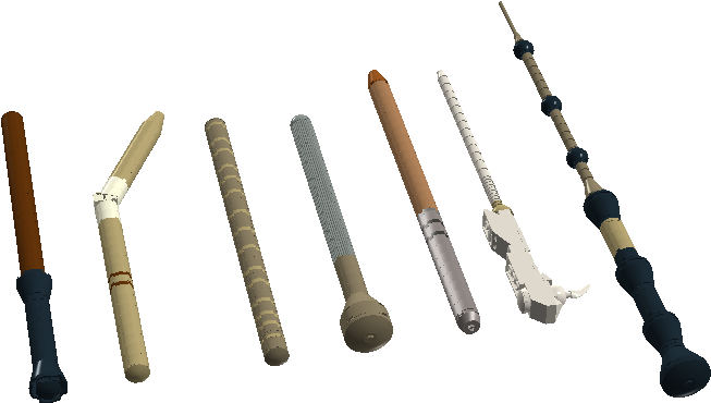 Collection Of Wands - Indian Musical Instruments Clipart (784x577), Png Download