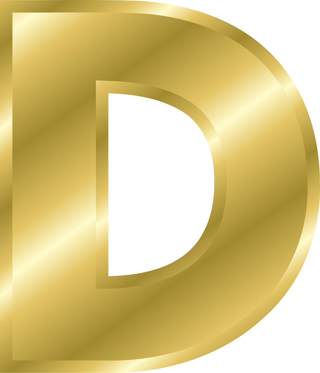 Letter D Png Picture - Letter D Transparent Background Clipart (619x720), Png Download