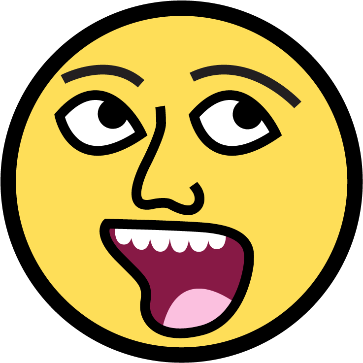 Crazy Happy Face Clipart (737x737), Png Download