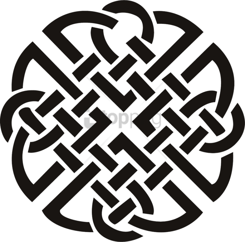 Free Png Celtic Knot Mandala Png Image With Transparent - Celtic Symbol Transparent Clipart (850x842), Png Download