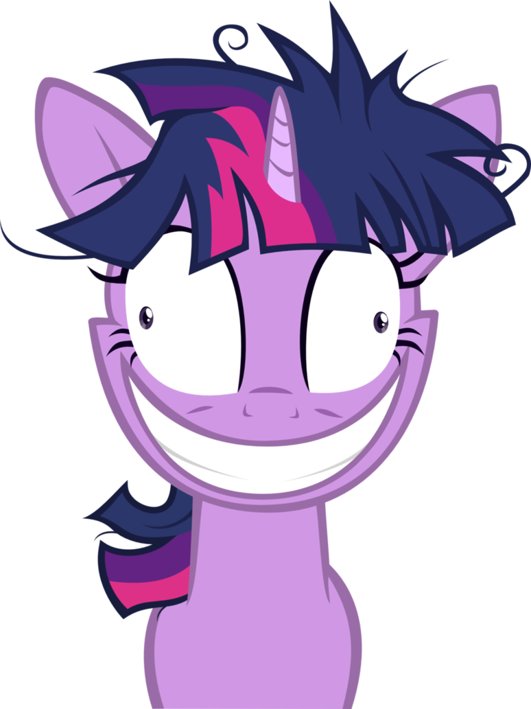 I Heard A Wolf Was Up Voting Ponies - Twilight Sparkle Crazy Clipart (774x1033), Png Download