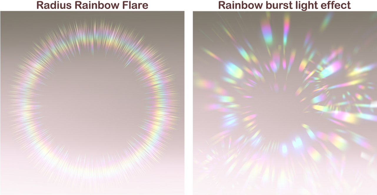 Image Library Download Clip Stuido Glow Effect - Rainbow Light Effect Png Transparent Png (1280x692), Png Download