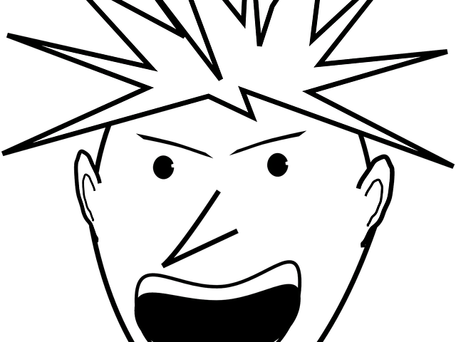 Yelling Head Cliparts - Png Download (640x480), Png Download