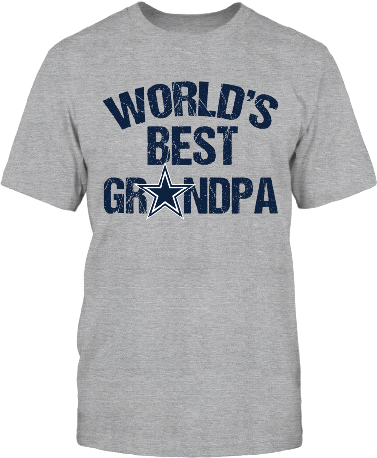 Dallas Cowboys World's Best Grandpa T-shirt, If Your - Trumpet Shirts Clipart (1000x1000), Png Download