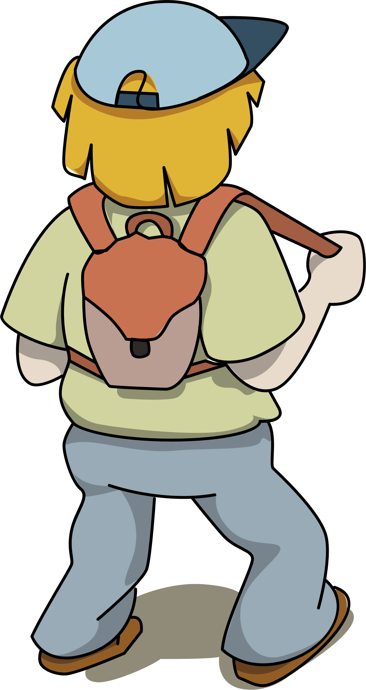 Hiking Hiker 2 Image Png Images Clipart - Hiker Clip Art Transparent Background (448x800), Png Download