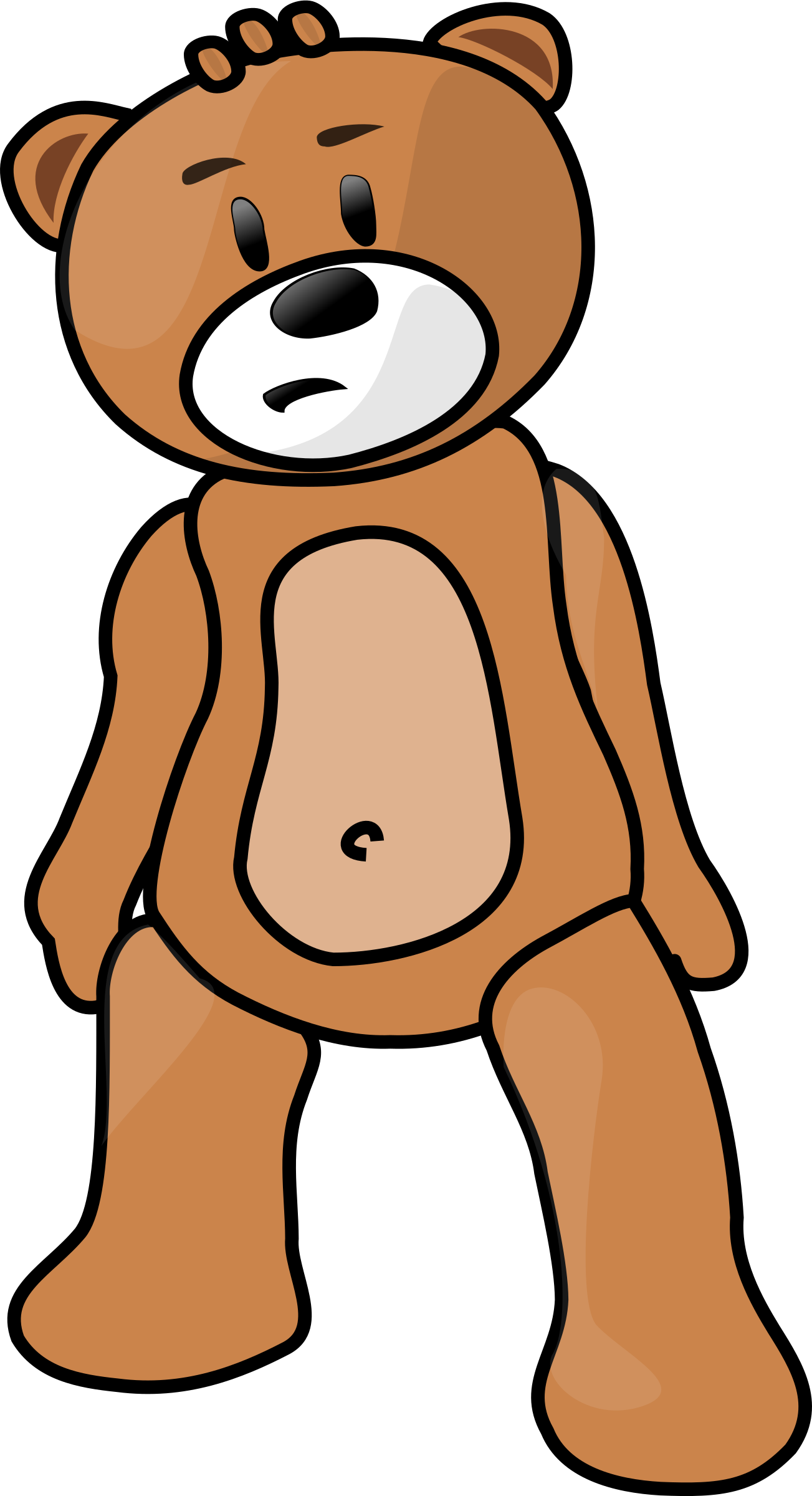 Bear Clipart Png File Tag List, Bear Clip Arts Svg - Teddy Bear Clip Art Transparent Png (600x900), Png Download