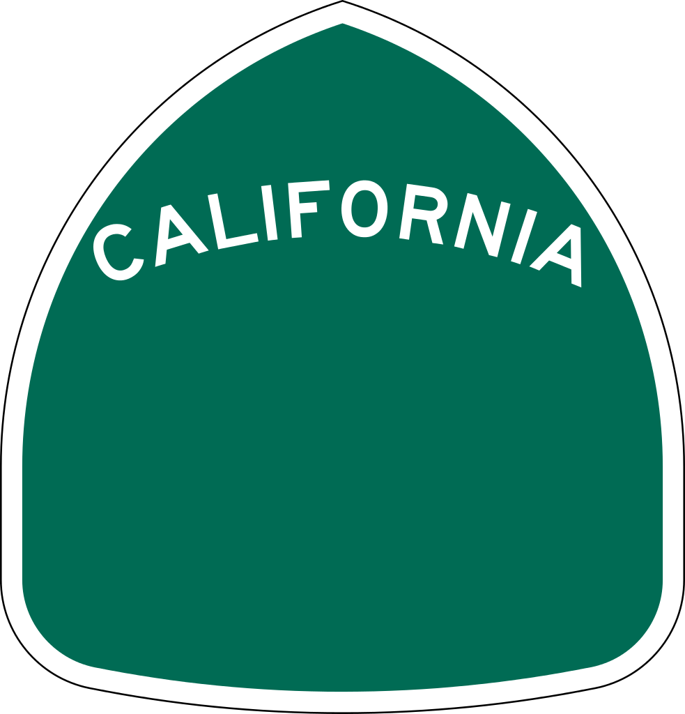 File - California Blank - Svg - Blank California Road Sign Clipart (983x1024), Png Download