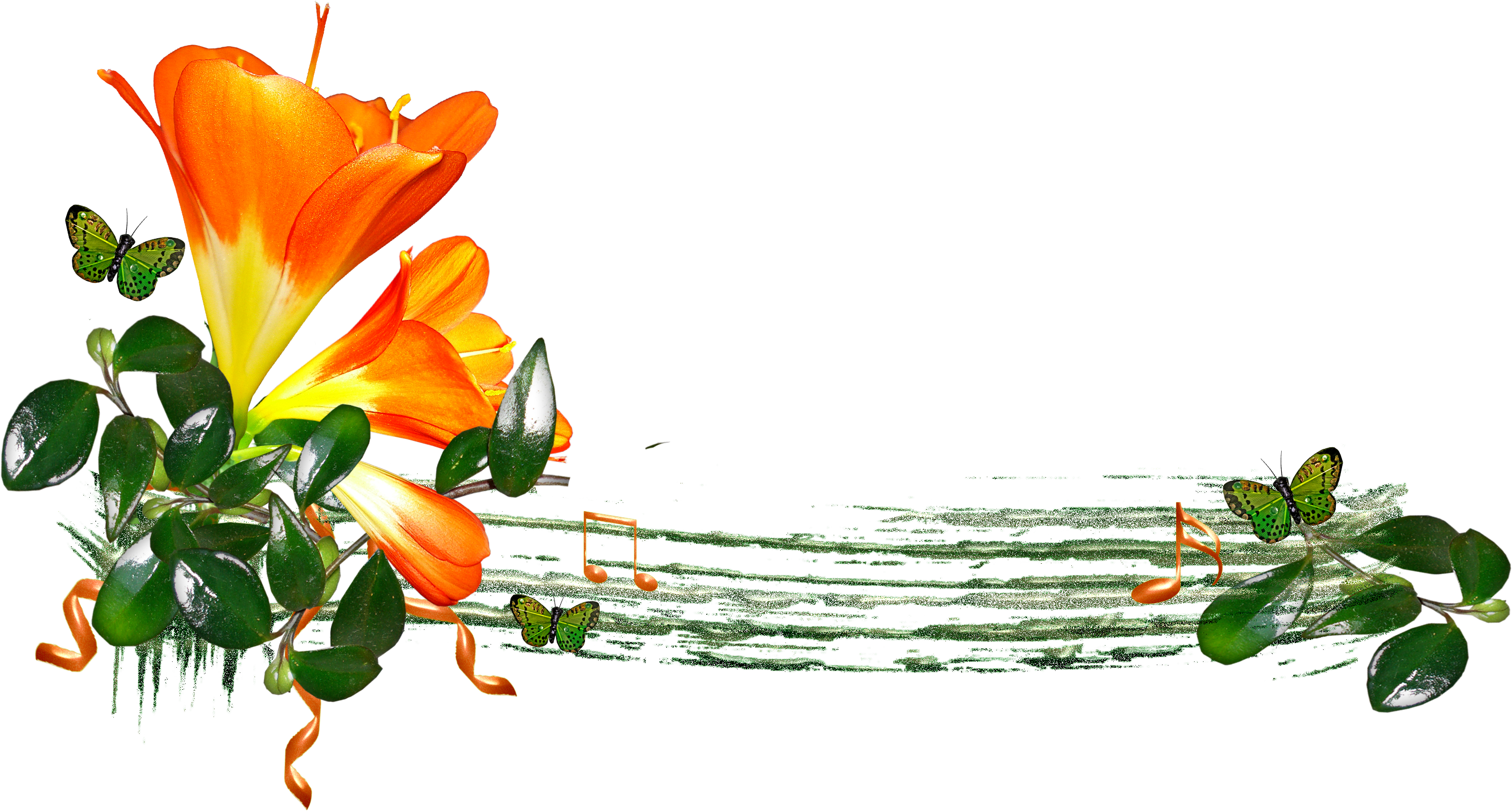 Clipart Library Download Flower Icon Beautiful Floral - Png Download (3003x1701), Png Download