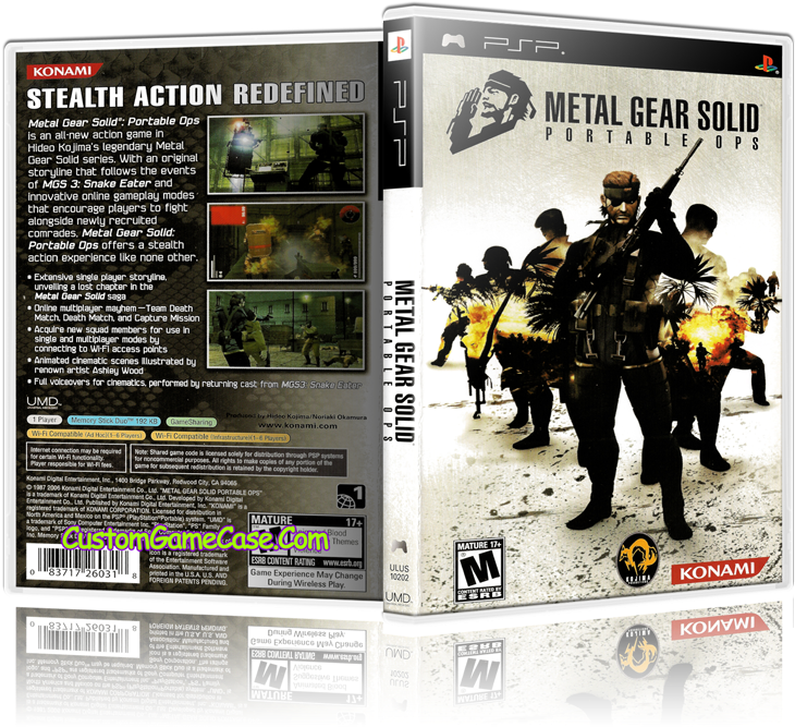 Metal Gear Solid Portable Ops Clipart (730x667), Png Download