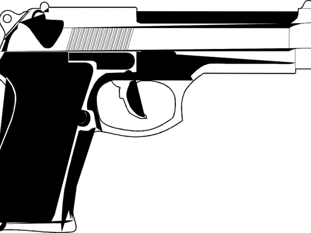Gun Clipart Transparent Background - Gun Clip Art Transparent - Png Download (640x480), Png Download