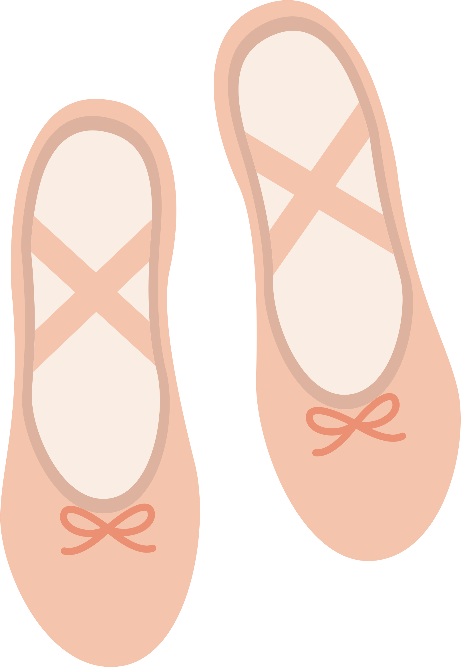 Big Image - Ballet Flat Clipart (1612x2331), Png Download