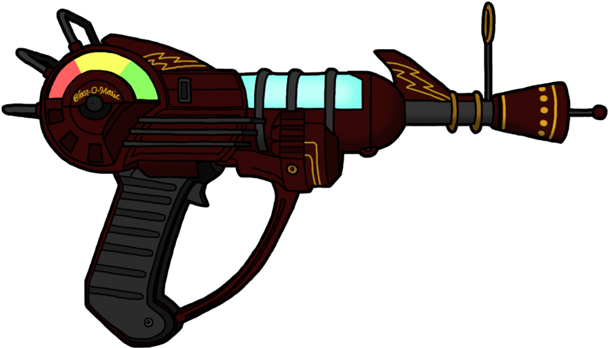 Guns Clipart Ww1 Gun - Black Ops Ray Gun Png Transparent Png (893x515), Png Download