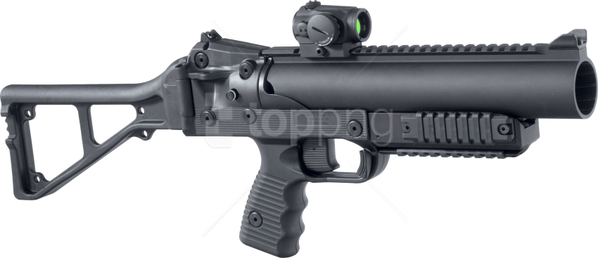 Download Launcher Grenade With Scope Clipart Png Photo - Gl 06 Single Shot Launcher Transparent Png (850x367), Png Download