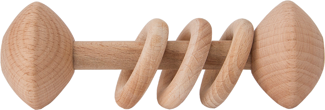 Wooden Baby Rattle Nz Clipart (1250x1250), Png Download