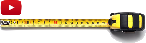 Get In Touch - Tape Measure Clipart (1139x600), Png Download