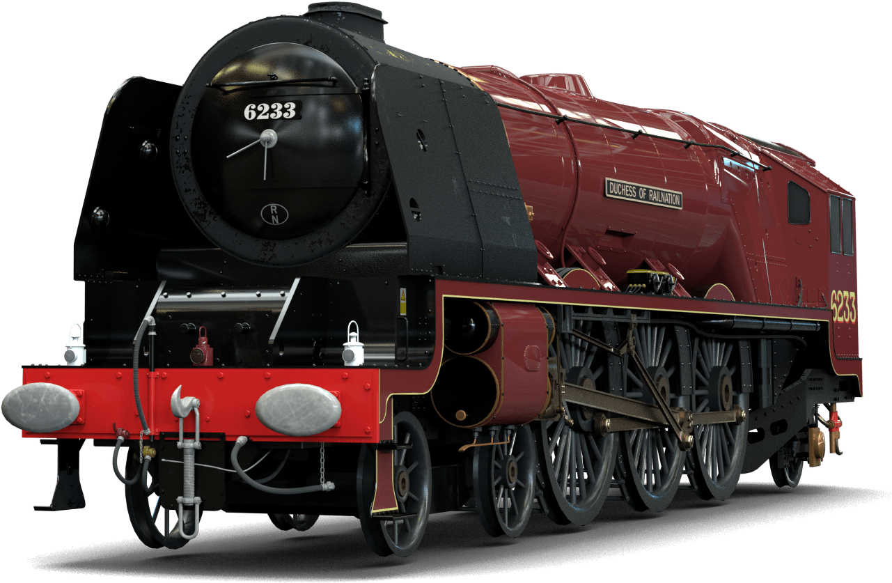 The Lms Coronation Class Is A Steam Engine First Built Clipart (1281x837), Png Download