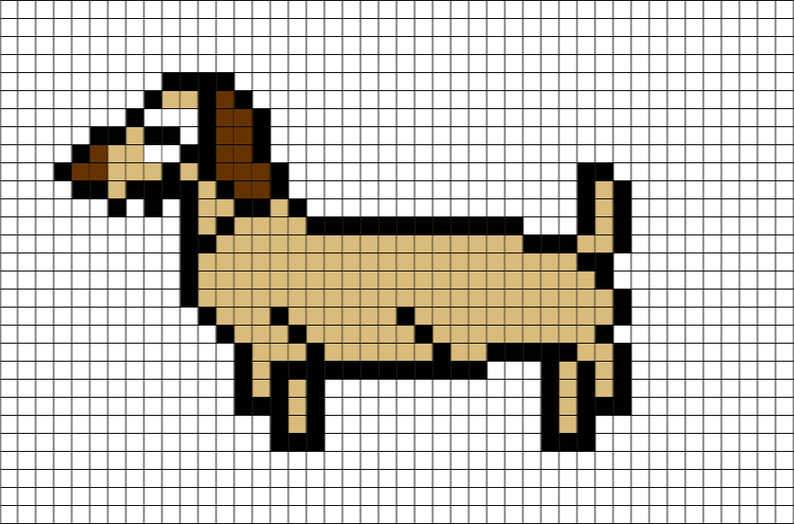 Cute Pixel Art Easy Clipart (880x581), Png Download