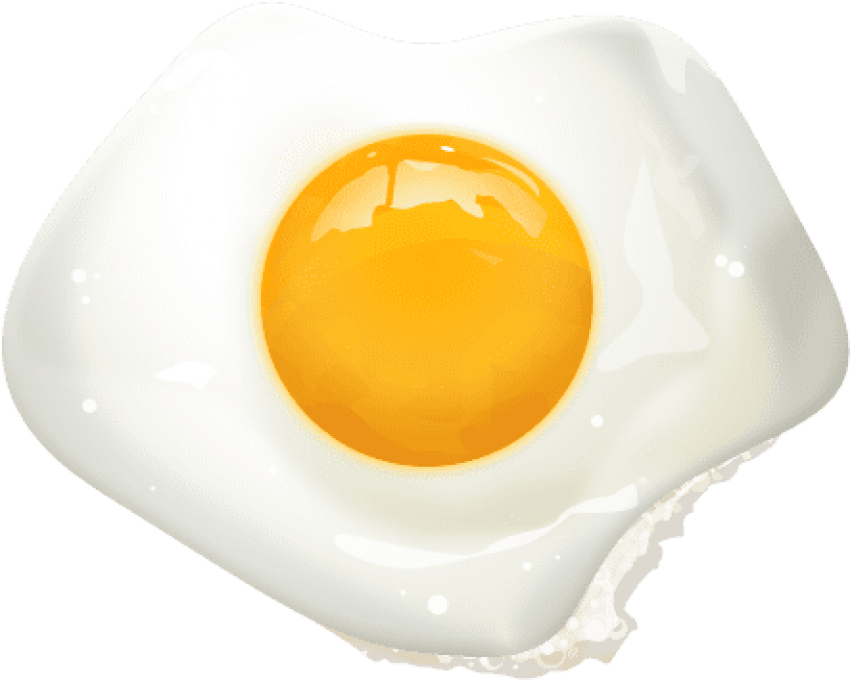 Free Png Transparent Background Cooked Eggs Png Images - Fried Egg Clipart (850x680), Png Download