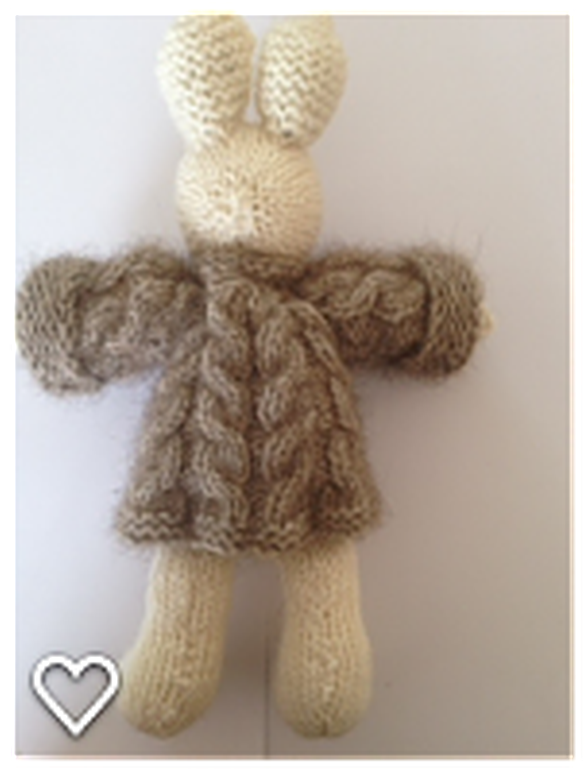 Bramble Bunny Knitting Pattern Clipart (800x800), Png Download