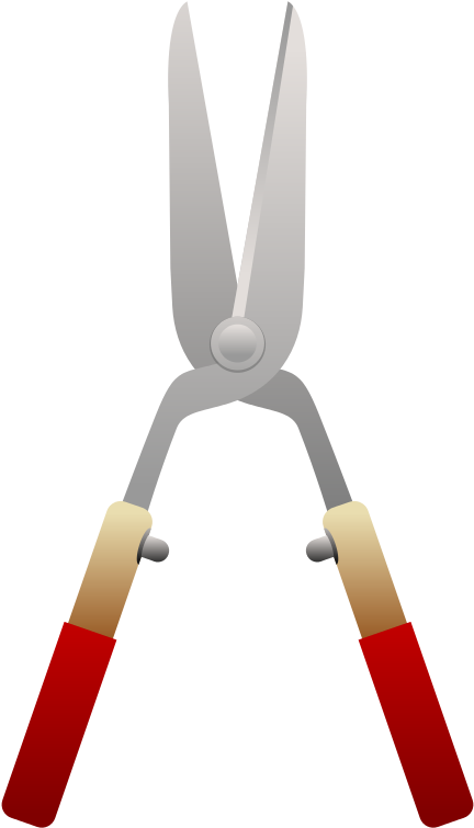 Shears Clipart Yard - 剪定 鋏 無料 イラスト - Png Download (455x800), Png Download