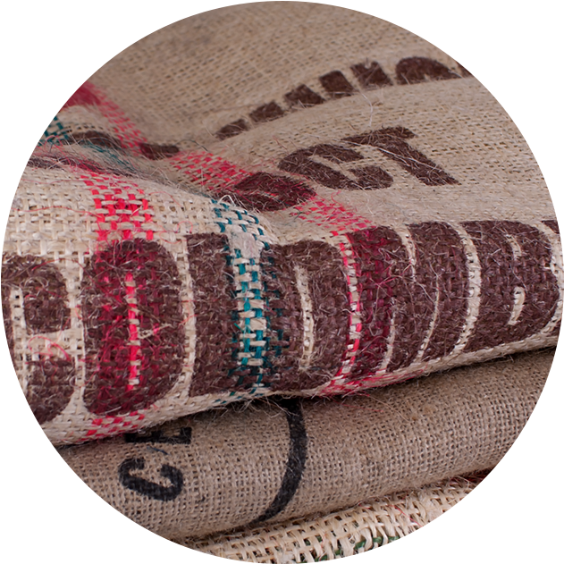Colombian Coffee Burlap Bag - Circle Clipart (650x650), Png Download