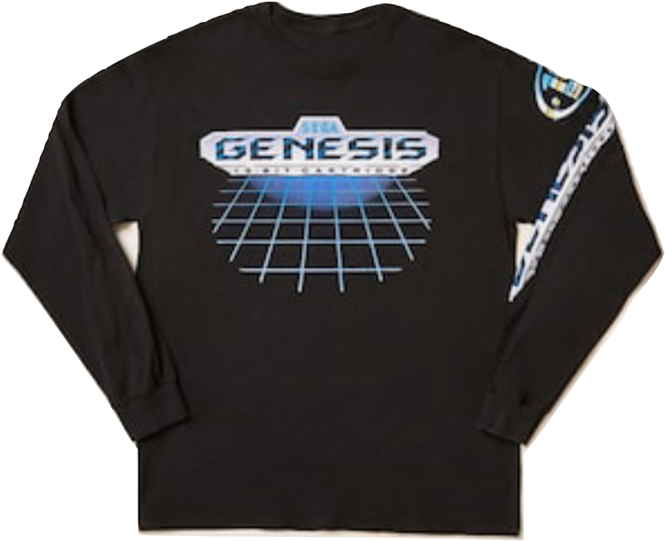 Sega Genesis Long Sleeve Clipart (1024x859), Png Download