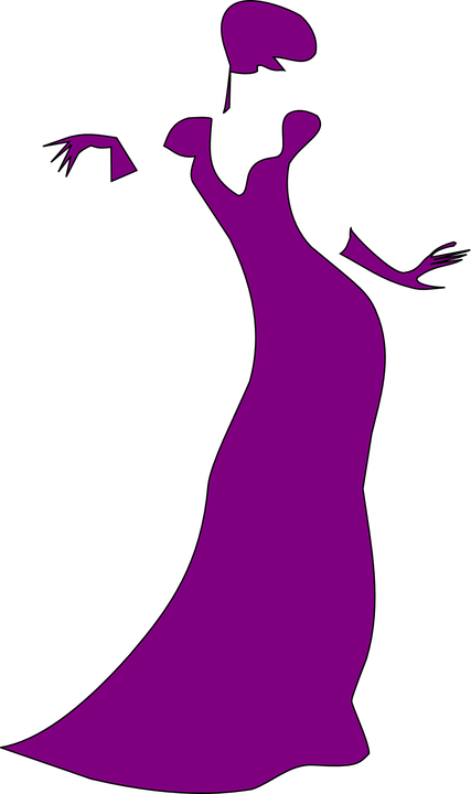 Fashion Model Vector Png - Fancy Lady Clip Art Transparent Png (427x720), Png Download