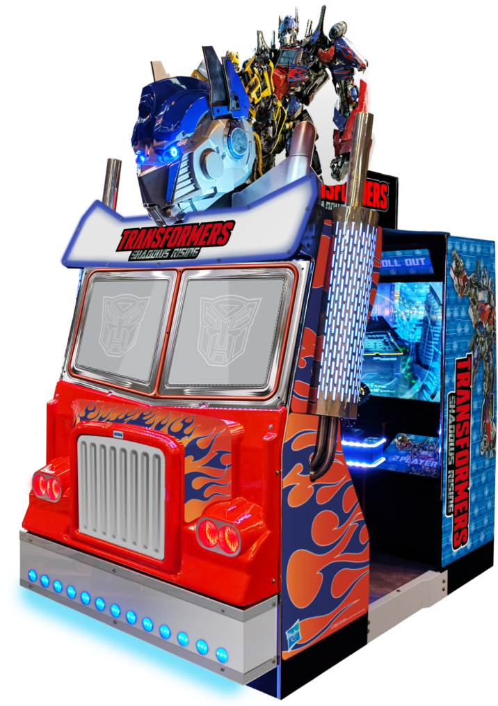 Sega Reveals Iaapa Showcase - Transformers Shadows Rising Arcade Clipart (745x1024), Png Download
