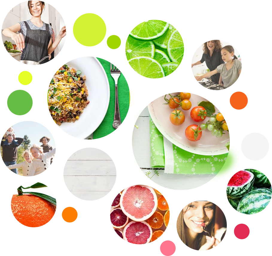 Vibrant Citrus And White Wood - Dish Clipart (1000x1000), Png Download