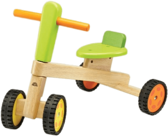 Coloured Wooden Tricycle Clipart (600x600), Png Download